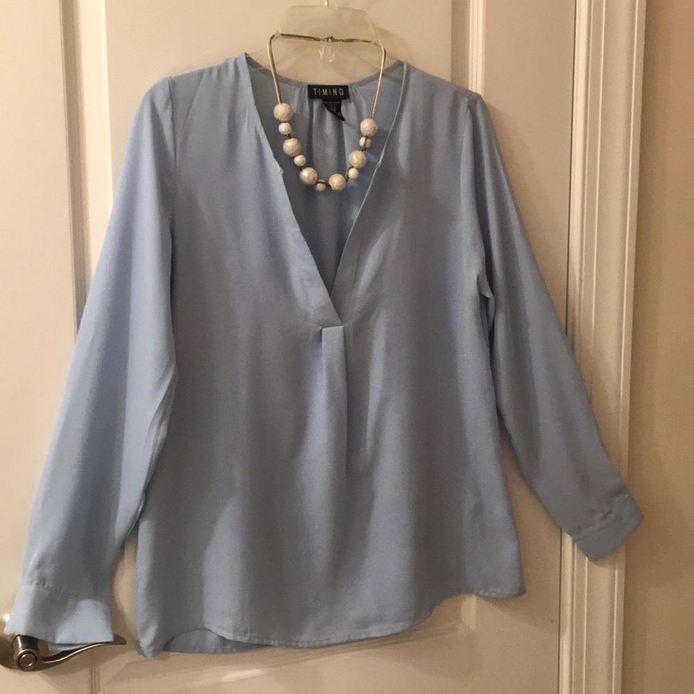 Timing Blue Blouse